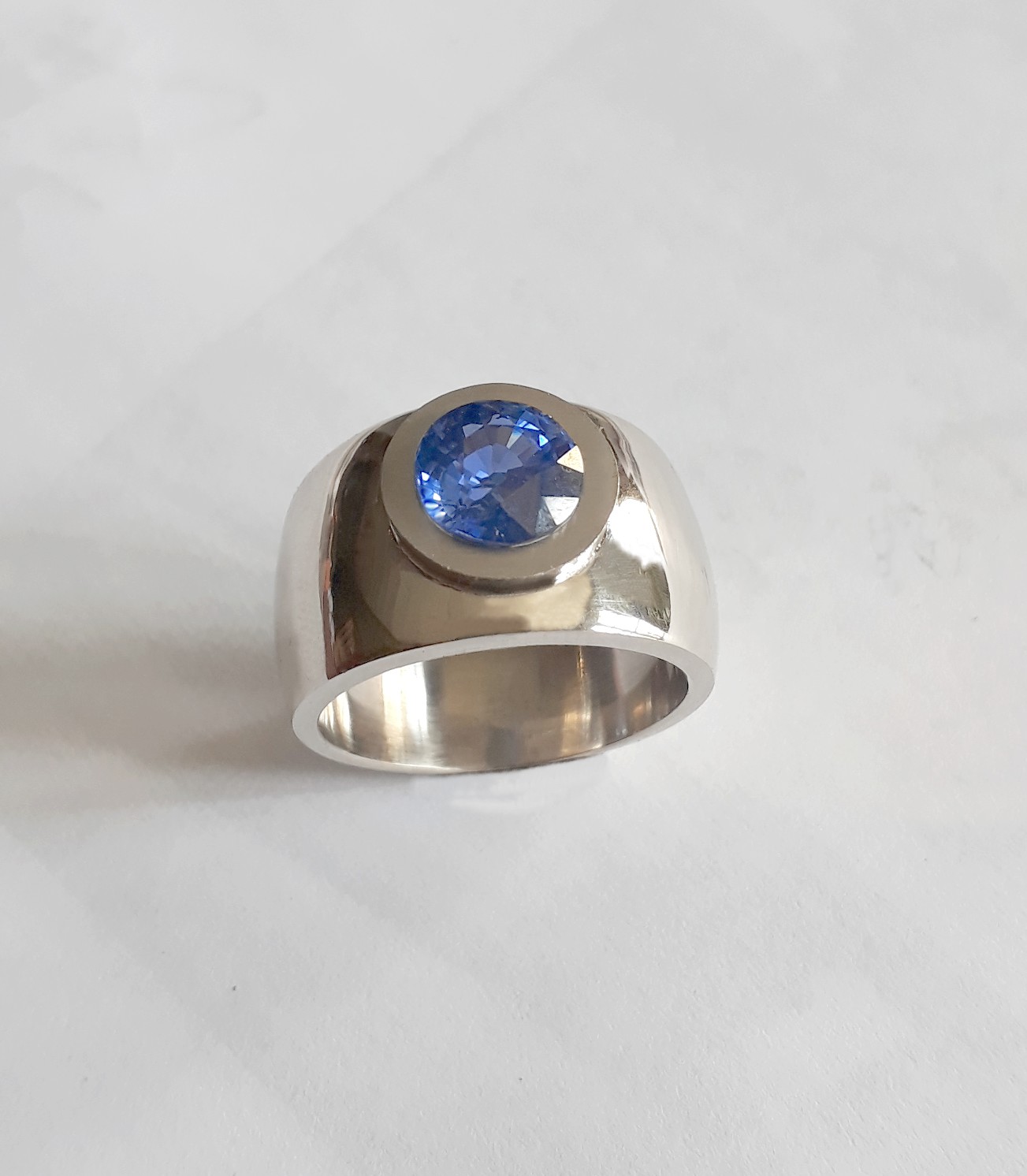 Man and his sapphire